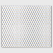 Chinoiserie Vazen van Rode Aardbeien Cadeaupapier (Vlak)