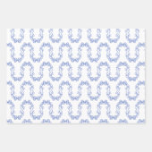 Chinoiserie Vazen van rode aardbeien en blauwe boo Inpakpapier Vel (Voorkant 2)