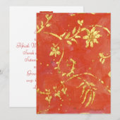 Chinoiserie verjaardagsuitnodiging kaart (Voorkant / Achterkant)