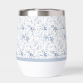 Chinoiserie Vintage Floral Blue Wedding (Achterkant)