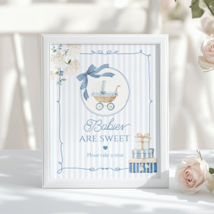 Chinoiserie Vintage Koffer Babies zijn schattig Poster