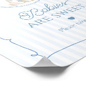 Chinoiserie Vintage Teddy Bear Babies are sweet Poster (Hoek)