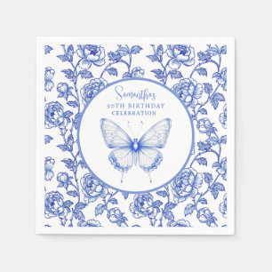 Chinoiserie Vlinder Verjaardagsbord Servet