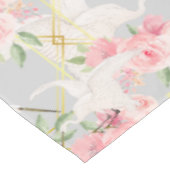 Chinoiserie, vogel, vogels, vrede, heron, tafelkleed (Gekanteld)