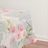 Chinoiserie, vogel, vogels, vrede, heron, tafelkleed (Voorbeeld)