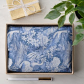 Chinoiserie Vogels Blauw Wit Schilderij Decoupage Tissuepapier (Geschenk)
