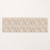 Chinoiserie vogels en gebladerte blush roze yogamat (Voorkant (horizontaal))