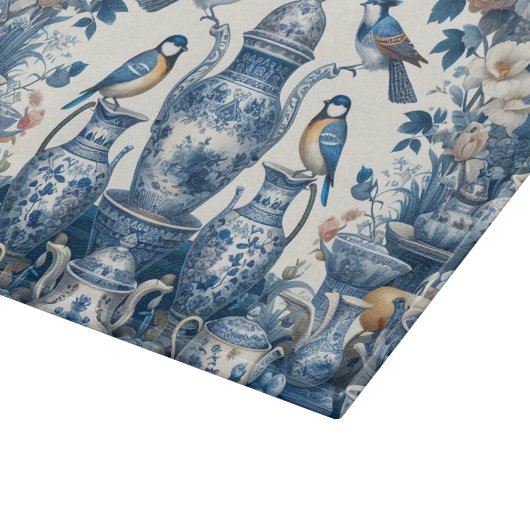 Chinoiserie  Vogels & Vazen Snijplank (Hoek)