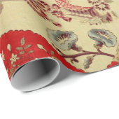 Chinoiserie voor Kerstmis Cadeaupapier (Rol Hoek)