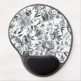 Chinoiserie waterverf bloemschildering gel muismat