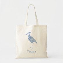 Chinoiserie Waterverf Blue Heron