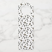 Chinoiserie Waterverf Bow Cheetah Flessenhanger (Achterkant)