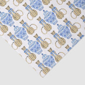 Chinoiserie Waterverf Bow Cheetah Tissuepapier (Detail)