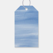 Chinoiserie Waterverf bow Topiary Gift Labels Cadeaulabel (Achterkant)