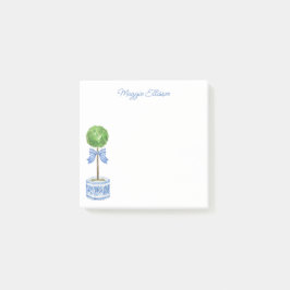 Chinoiserie Waterverf bow Topiary Post-it® Notes
