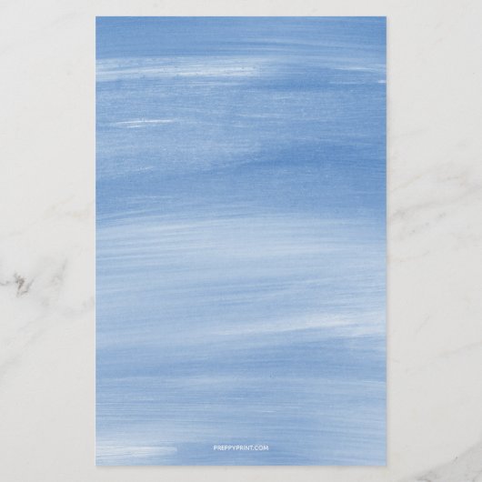 Chinoiserie Waterverf bow Topiary Stationery Briefpapier (Achterkant)