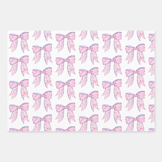 Chinoiserie Waterverf bows Wrapping Paper (Voorkant 3)