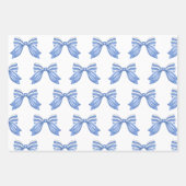 Chinoiserie Waterverf bows Wrapping Paper (Voorkant)