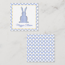 Chinoiserie Waterverf Chic Bunny Gift Enclosure Notitiekaartje