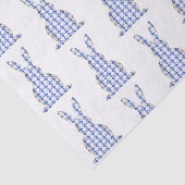 Chinoiserie Waterverf Chic Bunny Rabbits Tissuepapier (Detail)