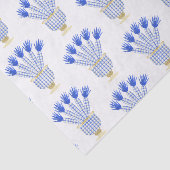 Chinoiserie Waterverf Chic Carrots Vase Tissuepapier (Detail)