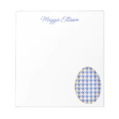 Chinoiserie Waterverf Chic Egg Notitieblok (Voorkant)