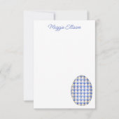 Chinoiserie Waterverf Chic Eggs Bedankkaart (Voorkant)