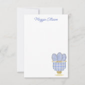 Chinoiserie Waterverf Chic Eggs Bedankkaart (Voorkant)