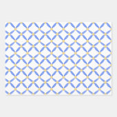 Chinoiserie Waterverf Chic Eggs en Bunnies Wrapp Inpakpapier Vel (Voorkant)