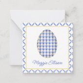 Chinoiserie Waterverf Chic Eggs Gift Enclosure N Notitiekaartje (Voorkant)