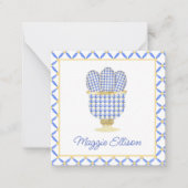 Chinoiserie Waterverf Chic Eggs Gift Enclosure Notitiekaartje (Voorkant)