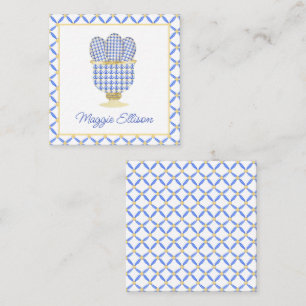 Chinoiserie Waterverf Chic Eggs Gift Enclosure Notitiekaartje