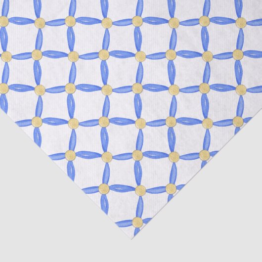 Chinoiserie Waterverf Chic Pattern-document Tissuepapier (Detail)