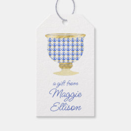 Chinoiserie Waterverf Chic Vase Gift Labels Cadeaulabel