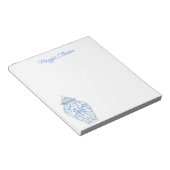 Chinoiserie Waterverf Ginger Jar Notepad Notitieblok (Schuin)