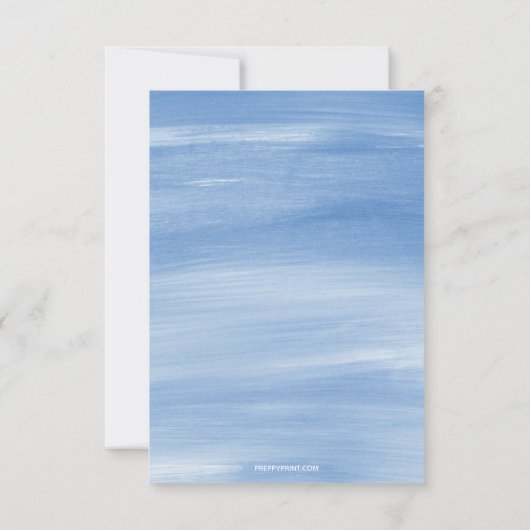 Chinoiserie Waterverf Ginger Vase Note Cards Bedankkaart (Achterkant)