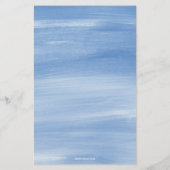 Chinoiserie Waterverf Ginger Vase Stationery Briefpapier (Achterkant)