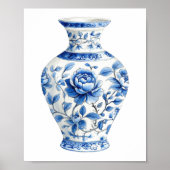 Chinoiserie Waterverf Jar Poster (Voorkant)