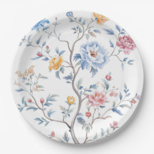 Chinoiserie Waterverf Pattern Papieren Bordje