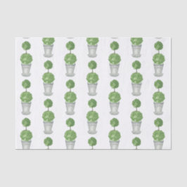 Chinoiserie Waterverf Topiary Tissuepapier