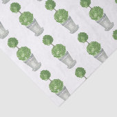 Chinoiserie Waterverf Topiary Tissuepapier (Detail)