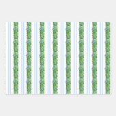 Chinoiserie Waterverf Topiary Wrapping Paper (Voorkant 3)