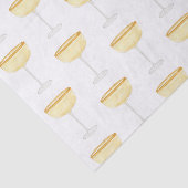 Chinoiserie Waterverf Wine Champagne Glass Tissuepapier (Detail)