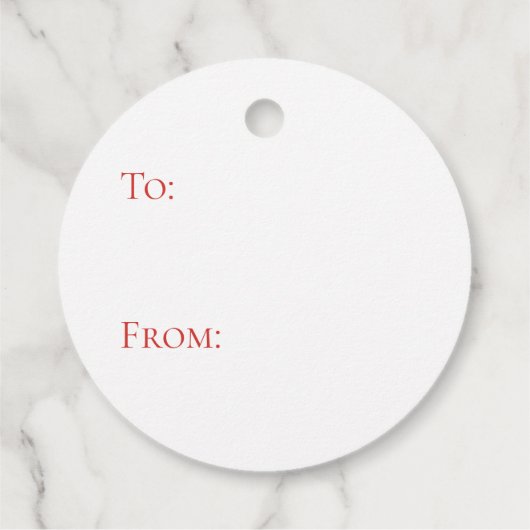 Chinoiserie Wreath, Christmas Ginger Jar, Bedankjes Labels (Achterkant)