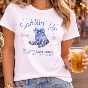 Chinoiserie Zadeltijd Bachelorette Feestje T-shirt