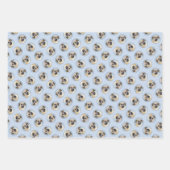 Chinook Drop Ear Painting Originele sledehond kuns Inpakpapier Vel (Voorkant)