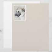 Chinook (Dropped Ears) schilderen - Oorspronkelijk (Voorkant / Achterkant)