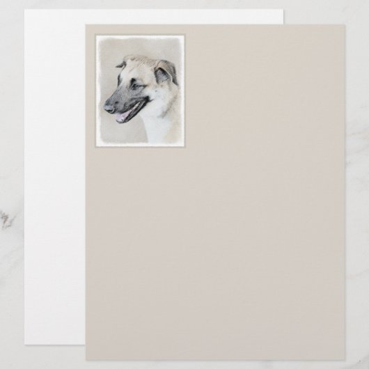 Chinook (Dropped Ears) schilderen - Oorspronkelijk (Voorkant / Achterkant)