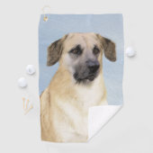 Chinook (Dropped Ears) schilderen - Oorspronkelijk Golfhanddoek (Insitu)