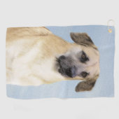 Chinook (Dropped Ears) schilderen - Oorspronkelijk Golfhanddoek (Horizontaal)